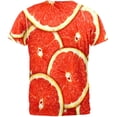 thumbnail image 2 of Grapefruit Citrus All Over Adult T-Shirt - Large, 2 of 2