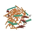 thumbnail image 4 of Conjunto de cabaña de troncos de madera, construcción de ingeniería, coordinación mano-ojo, regalo de cumpleaños, juguetes educativos para niños, 4 of 9
