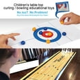 thumbnail image 2 of MesaSe Desktop Game Children Mini Tabletop Curling Bowling Ball Game Decompression Interactive Toy, 2 of 7