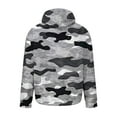 thumbnail image 5 of Awdenio Mens Sweatshirts Fashion Drawstring Camouflage Print Loose Pullover Printed Pocket Long-sleeved Top Hoodie Winter Fall Outfits, 5 of 5