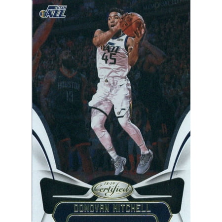 2018-19 Panini Certified #51 Donovan Mitchell Utah Jazz Basketball (Best Basketball Cards Of The 90s)