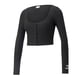 thumbnail image 1 of Playera Puma Classics Ribbe LS Mujer 533451-01 Negro S Manga Larga Reciclados, 1 of 3