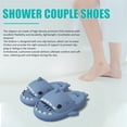 thumbnail image 4 of Lindas pantuflas de tiburón, lindas pantuflas de tiburón, pantuflas antiducha, antideslizantes, con punta abierta, innovación moderna, 4 of 9