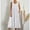 *White, variant on ClodeEU Women's V-Neck Sleeveless Relaxed Fit Dress ,Solid Color Casual Summer Maxi Dress with Pockets Black,Womens Plus L
