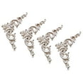 thumbnail image 3 of MLINS  4 PCS Wood Applique Unpainted Frames Furniture Transfers Rub Vintage Wall Decals Frat, 3 of 8