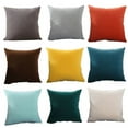 thumbnail image 3 of Cterwk 1 Pack Velvet Throw Pillow Cover Soft Square Cushion Case Modern Decorative Pillowcase for Couch Bed Sofa Chair, 16" x 16", 3 of 8