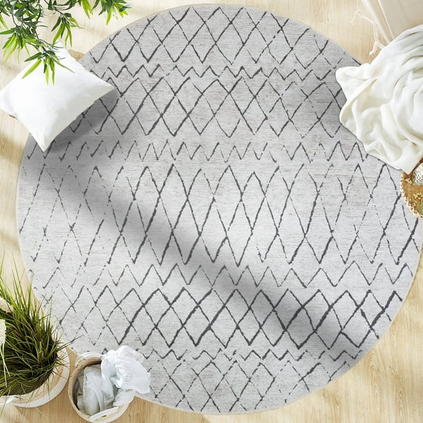 Adiva Rugs Machine Washable Water and Dirt Proof Area Rug for Living