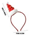 thumbnail image 2 of Christmas Hat Headbands, Sequined Santa Hat Headband for Christmas Festive Costume Party Cosplay, Xmas Hairband Accessories Decorations for Adults, 2 of 2
