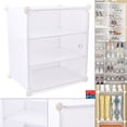 thumbnail image 5 of 36 Pairs Stackable Shoes Racks 12 Tiers White Shoe Rack Box Organizer Cabinet Storage, 5 of 13