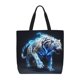 thumbnail image 1 of Balery Futuristic Blue Light White Tiger Bolsa de Mano para Mujeres con Cremallera, Bolsa de Gimnasio con Compartimentos, Bolsa para Laptop, Bolsa para Trabajo, 1 of 7
