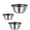 Silver, variant on 7829 Nesting Kitchen Bowls Stainless Steel And Clear Lid Food Storage Container