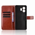 thumbnail image 4 of Wallet Case for TCL NxtPaper 70 Pro 5G with Card Holder, PU Leather Flip Phone Case with Kickstand Magnetic Closure Wrist Strap Brown, 4 of 5