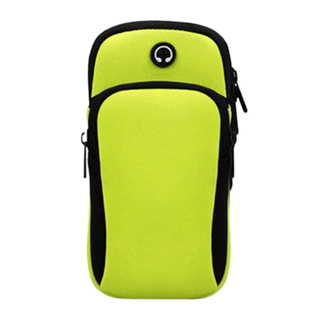 El soporte para teléfono móvil es adecuado para una bolsa de brazo para teléfono móvil de 7 pulgadas para correr, caminar y hacer senderismo.