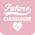 thumbnail image 4 of Inktastic Future Cardiologist Childs Medical Occupation Boys or Girls Baby Bib, 4 of 4