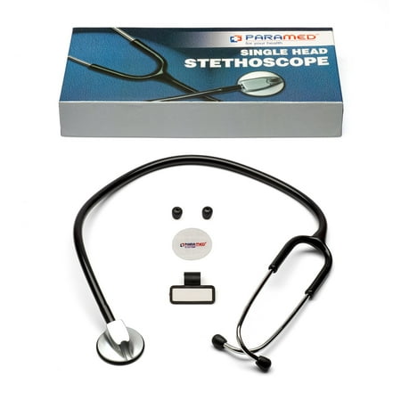 Classic Single Head Cardiology Stethoscope for Medical and Clinical Use by Paramed – Suitable for Nurse Men Women Pediatric Infant – 22'