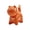 Orange, variant on Tibvox Lovely Small Animal Figurine Ceramic Kitten Decoration Ornament for Teahouse