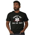 thumbnail image 4 of Trust Me An EMT Emergency Medical Tech Men's Graphic T Shirt Tees Brisco Brands S, 4 of 4