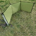 thumbnail image 4 of Splihome Outdoor Windscreen Portable Windshield Privacy Screen For Camping Picnic Bbq green（no pole）, 4 of 9