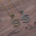 thumbnail image 2 of New type of US dollar $-shaped Fashion Necklace Women Crystal Shine Zircon Pendant 14K Yellow Gold Personality Birthday Gift Party Wedding Jewelry, 2 of 8