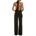 thumbnail image 2 of Halston womens  Kaiya Jumpsuit, 8, Black, 2 of 3