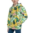 thumbnail image 2 of Daiia Avocado for Boys Fashion Hoodies & Sweatshirts with Kangaroo Pocket,Hooded Sweatshirt for Kid, Breathable& Moisture Wicking-Small, 2 of 6