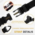 thumbnail image 3 of 6 Pack 17 Inch Adjustable Extension Cord Holder Organizer with Triangle Clips Heavy Duty Storage Straps Extension Cord Hanger for Men Workshop and Garage Organization and Storage Number of Items: 6, 3 of 6