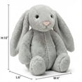 thumbnail image 3 of NANIL Easter Bunny Plush Toy - Cute Fluffy Long-Ear Stuffed Animal, Spring & Mother‘s Day Gift for Kids Women, Perfect Easter Decor for Spring Birthaday Mother's Day Gifts, 3 of 7