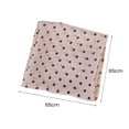 thumbnail image 6 of D-GROEE Women Dot Print Square Scarves Chiffon Kerchief Neck Scarf Neckerchief Headband, 6 of 6