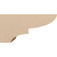 thumbnail image 3 of 8"W x 16"D x 8"H Wide Ridgewood Rough Cedar Woodgrain TimberThane Corbel, Primed Tan, 3 of 6