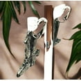 thumbnail image 4 of Hip and Cool Clip Pierced Clear Stone Dangle Earrings, 4 of 4