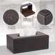 thumbnail image 5 of CHAO Caja de pañuelos de cuero para el hogar, la oficina y el automóvil (marrón), 5 of 5