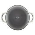 thumbnail image 3 of Ayesha Curry Home Collection Hard Anodized Aluminum Sauce Pot with Lid, 4.5-Quart, Gray, 3 of 7
