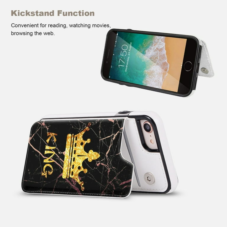 iPhone 13 wallet case men Leather King Phone Case for iPhone 13