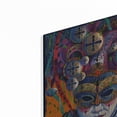 thumbnail image 2 of Luxe Metal Art 'Carnival' by David Galchutt, Metal Wall Art, 16"x24", 2 of 9