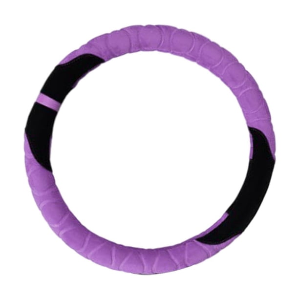 Funda para volante para mujer, antiprotector universal para ruedas de coche. Púrpura Zulema Cubierta para el volante