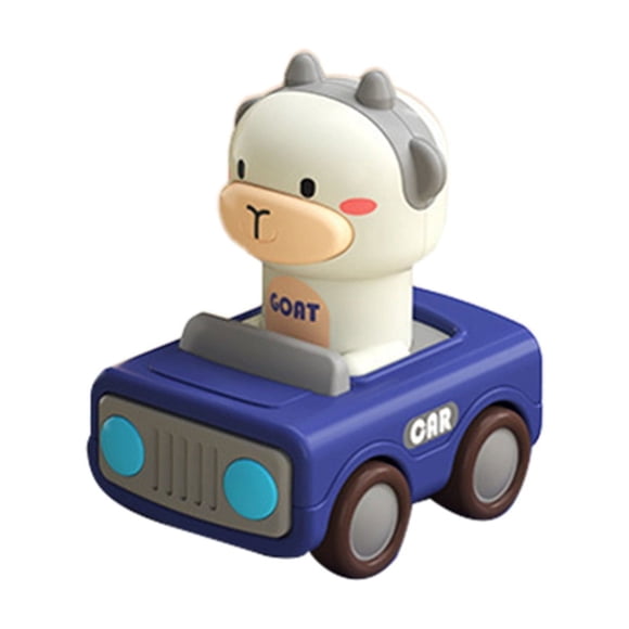 Hearth & Gear Animal Toy Car Cute Cartoon Slide Team Car Board Games for Toddlers 2-4 Years Giggle Wiggle Doll Kids Building Construction for Toddlers Baby Cherries Doll Food Bathtub Letters for Kids