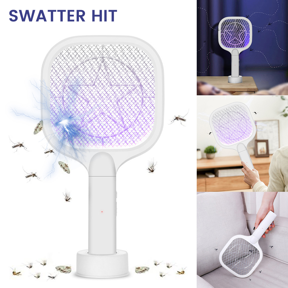 Willstar Mini Electric Smart 2IN1 Mosquito Swatter Mosquito Lamp Fly