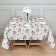 thumbnail image 3 of White Cow Colorful Pattern Square Tablecloth,Waterproof Square Table Cover,Wipeable Spillproof Washable Table Cover for Home Kitchen Party Decor 42"X42"(107x107cm), 3 of 6