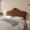 Caramel, variant on Velvet Bed Headboard Slipcover for Queen King Full Twin Cal King, Stretch Curved Bed Headboard Cover Dustproof Protector Cover Washable