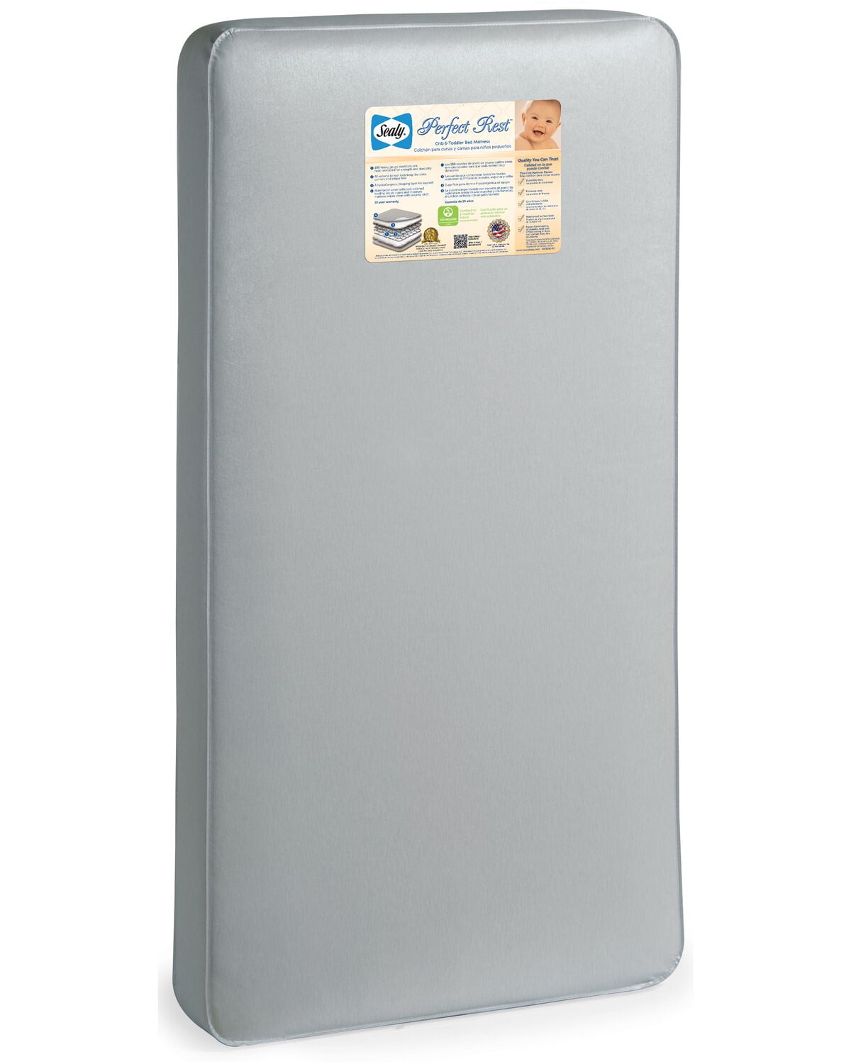 sealy perfect rest crib mattress