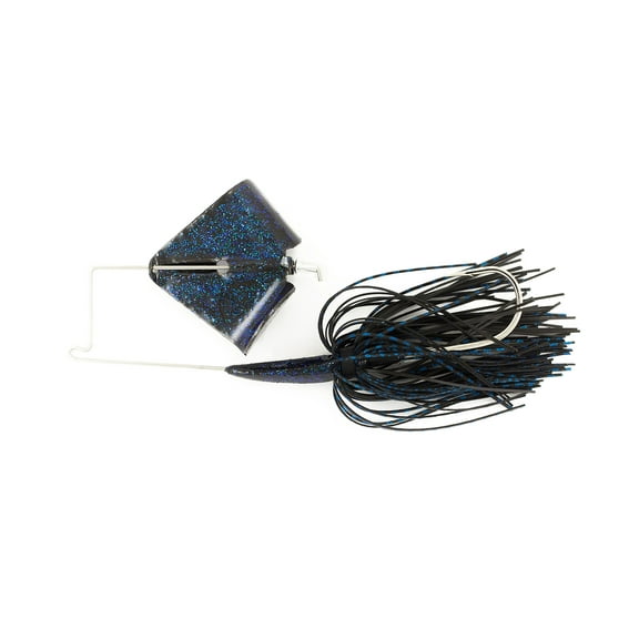 Nichols Lures RB24-38 Reflex Metal Flake Buzzbait Black & Blue 3/8 oz