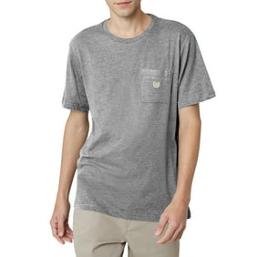 Chaps Men's Super Soft Heathered Short Sleeve Logo Pocket T-Shirt