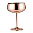 thumbnail image 2 of Sunjoy Tech Wine Glass Stainless Steel Wide-mouth Comfortable Grip Bend-resistant Durable Champagne Coupe Glasses, 2 of 8