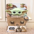 thumbnail image 1 of Disney Anime Star Wars Mandalorian The Child Yoda Grogu Baby speaking Plush Toy con sonidos de personajes y accesorios voicable, 1 of 4