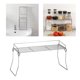 thumbnail image 1 of Estante de s Accesorios de cocina Estante de almacenamiento para el hogar Estante de almacenamiento Organizador de gabinete de cocina plegable Baoblaze Bandeja de almacenamiento, 1 of 8