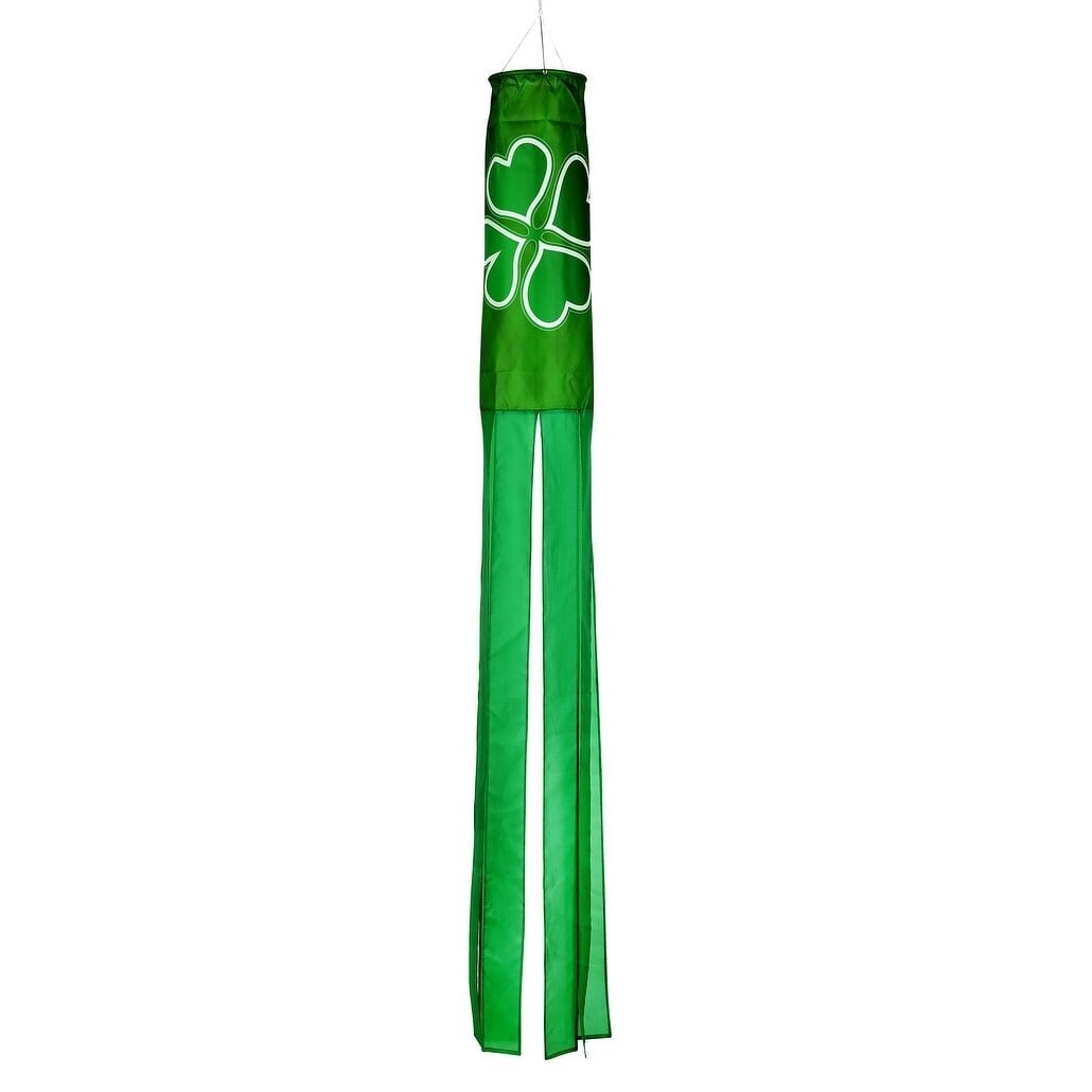 Trademark Innovations 60" Clover Windsock, Blows in the Wind