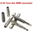 thumbnail image 4 of 6Pieces 1/4 Screwdriver Adapter Kits 6.35mm to 4mm Ensures Secure Matching and Great Performances for Use, 4 of 8