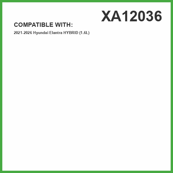 ECOGARD XA12036 Premium Engine Air Filter Fits 2021-2025 Hyundai Elantra