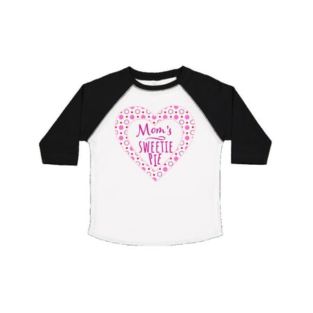 

Inktastic Mom s Sweetie Pie with Pink Hearts Gift Toddler Boy or Toddler Girl T-Shirt