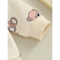 thumbnail image 6 of Liacowi Baby 2 Piece Spring Outfit Cute Cartoon Bear Print Long Sleeve Sweatshirt and Pants Set for Newborn Infant Fall Clothes, 6 of 8
